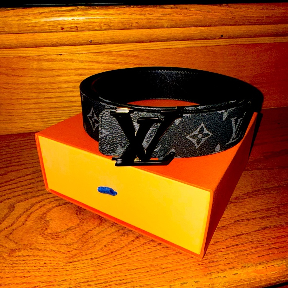 LV Shake 40mm Reversible Belt Black